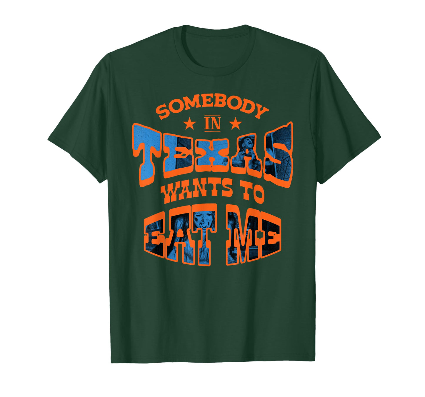 The Texas Chainsaw Massacre Front Back Eat Me Horror Movie T-Shirt