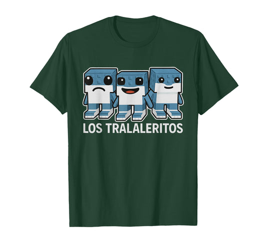 Los Tralaleritos - Funny Brainrot Teen Gamer Kids Youth Meme T-Shirt