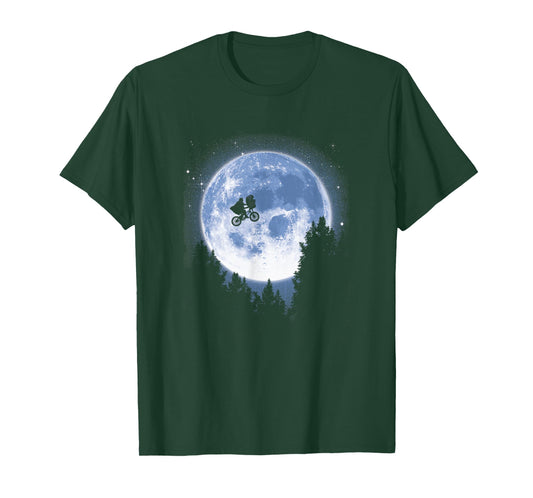 E.T. and Elliot Classic Bicycle Moon Jump T-Shirt