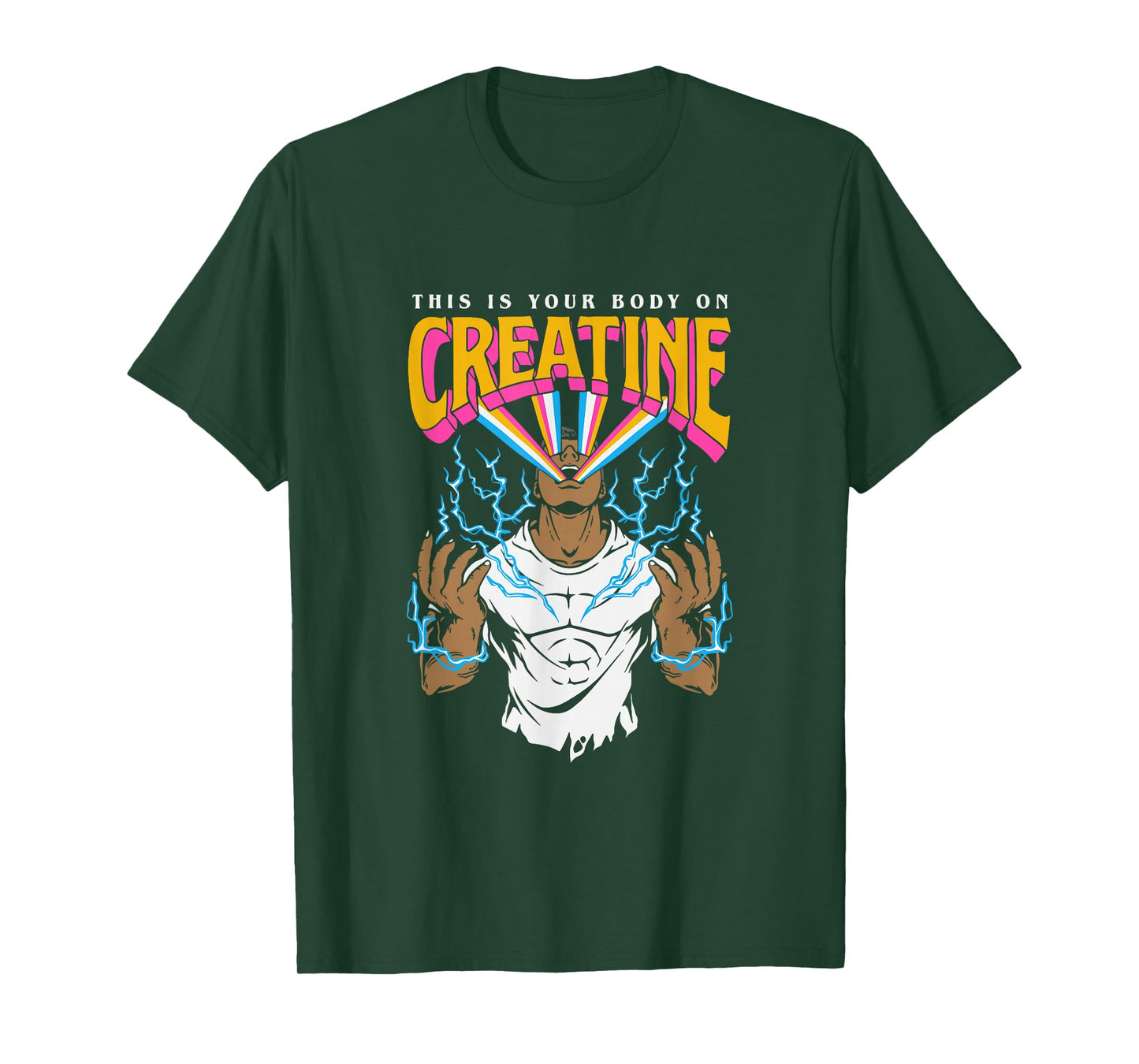This is Your Body On Creatine Workout Gym Birthday Gift T-Shirt Small