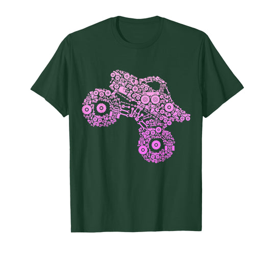Monster Truck Girls Women T-Shirt