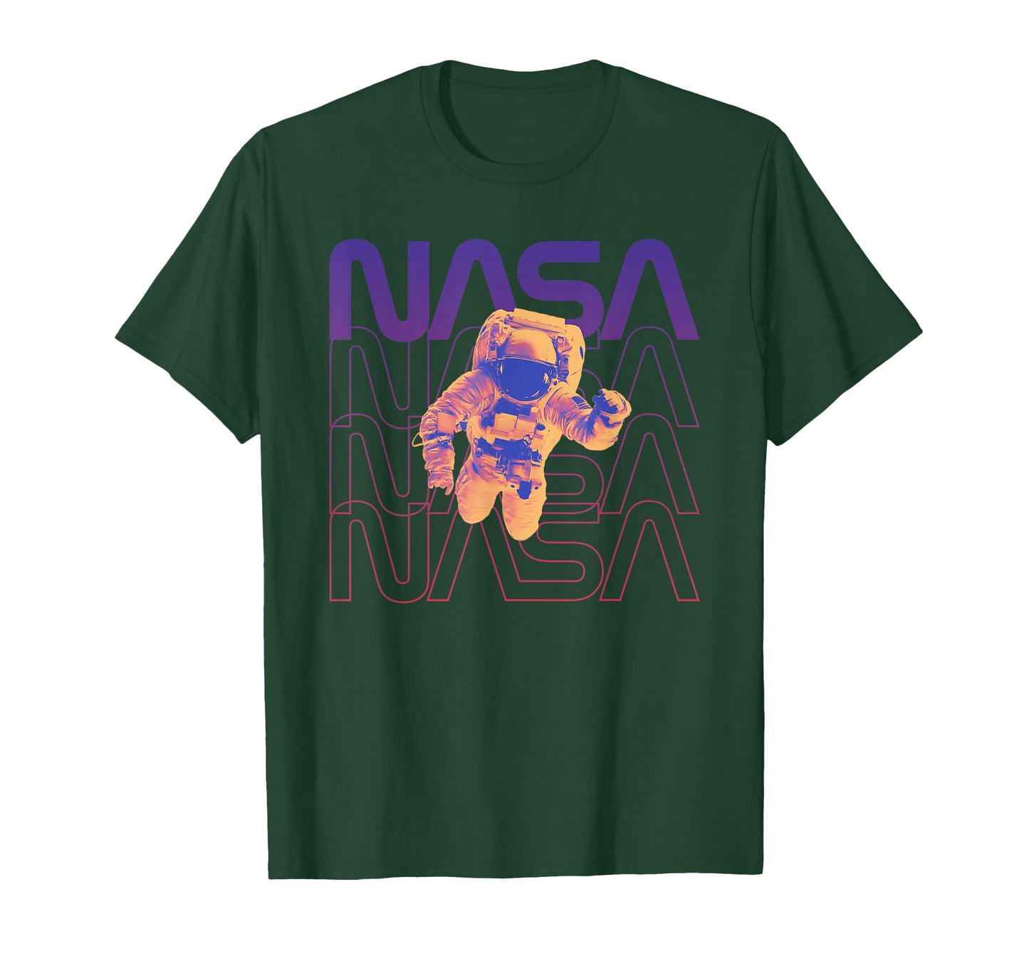 Floating in space NASA tee occupy Mars Astronaut in space T-Shirt