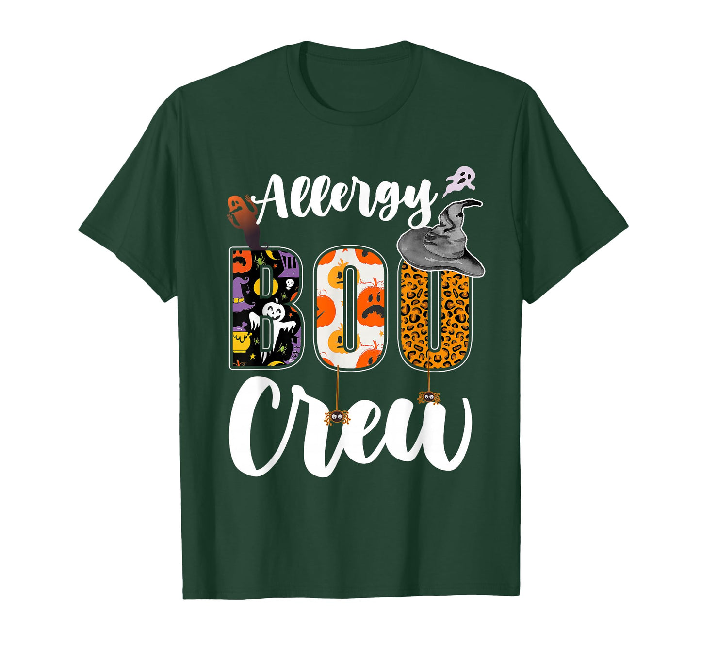 Allergy Boo Crew Halloween Matching Allergist T-Shirt