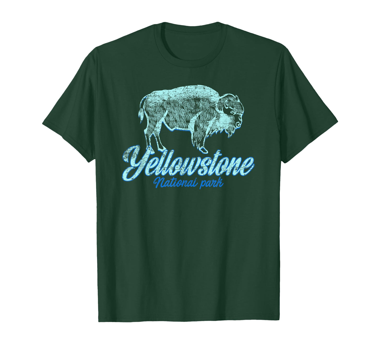 Yellowstone National Park US Bison Buffalo Gift T-Shirt