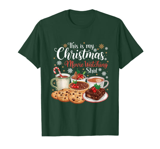 This is My Christmas Movie Watching Design T-Shirt