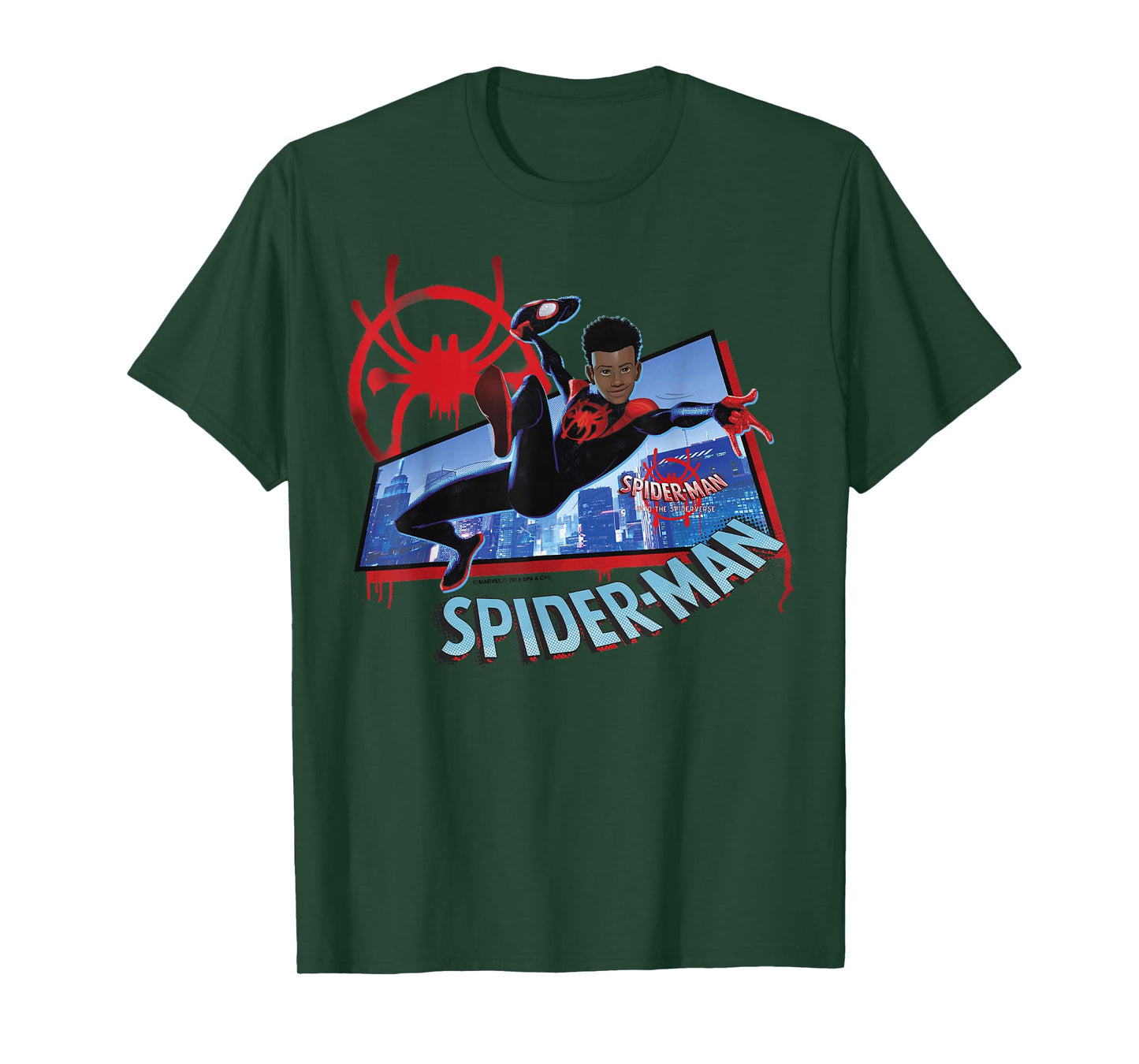 Marvel Spider-Man Into The Spider-Verse Miles Kick T-Shirt