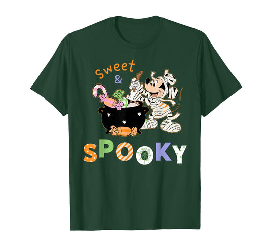 Disney Mickey Mouse "Sweet & Spooky" Halloween Candy T-Shirt