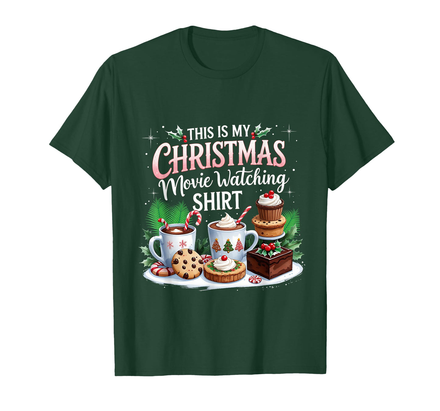 This is My Christmas Movie Watching Design T-Shirt