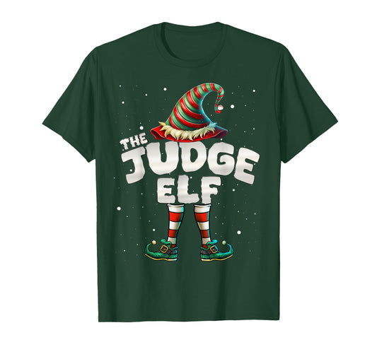 I'm The Judge Elf Family Matching Group Christmas T-Shirt