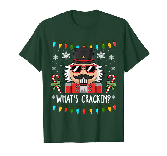 Christmas Nutcracker What's Crackin Funny Xmas T-Shirt