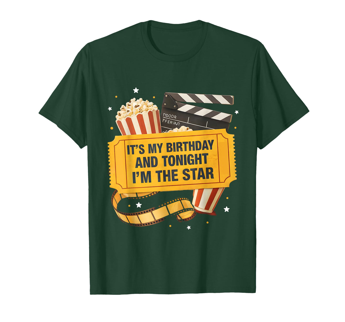 Movie Birthday Party Theme Family Movie Night T-Shirt