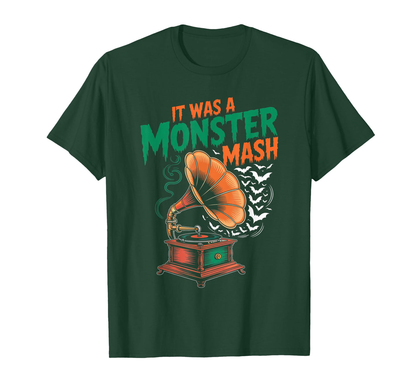 It was A Monster Mash Retro Halloween Party Vibe T-Shirt