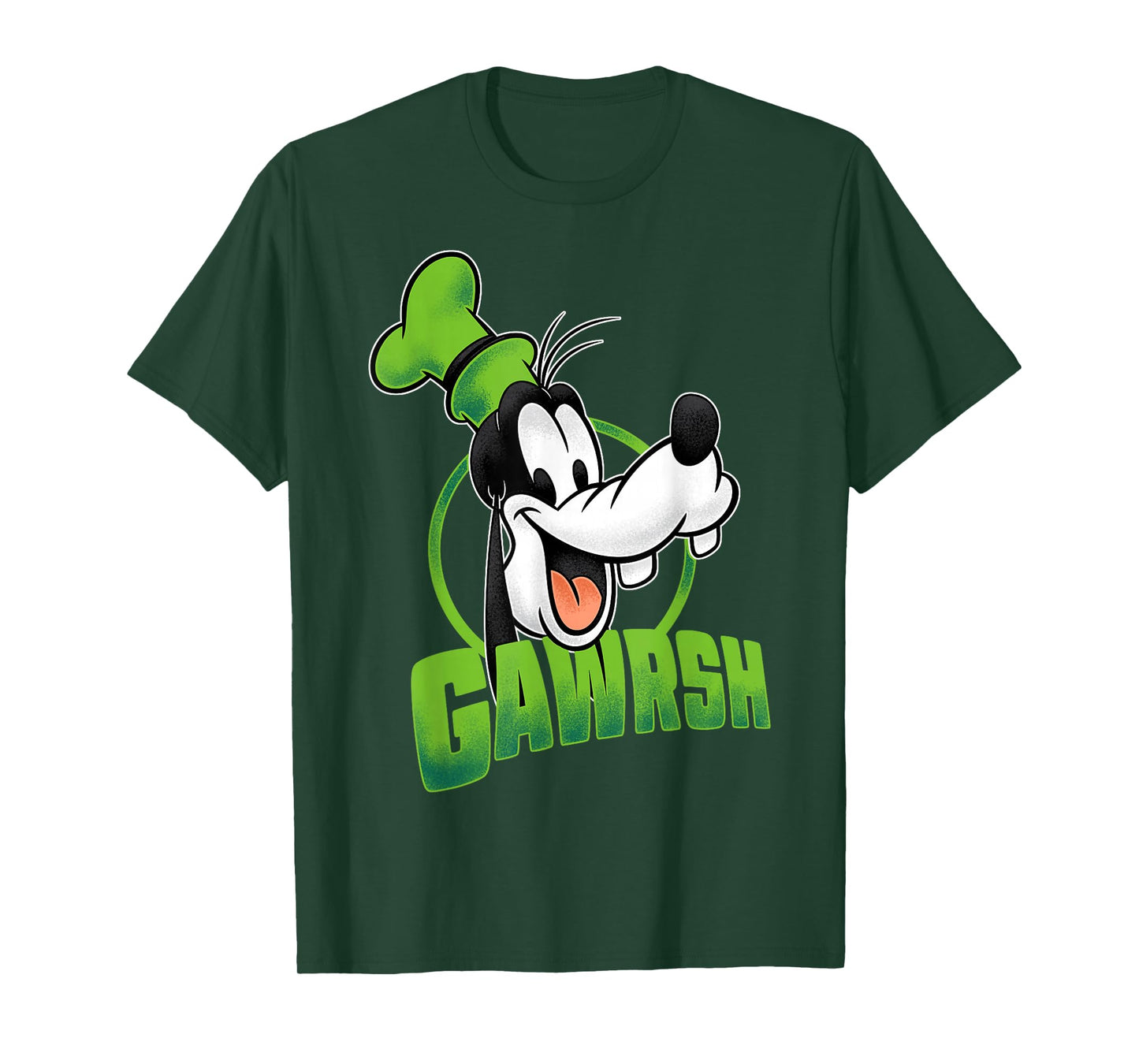 Disney Mickey and Friends Goofy Gawrsh Portrait T-Shirt Small