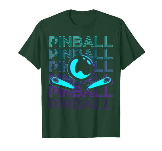 Pinball Player Retro T-Shirt
