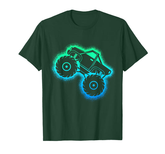 Monster Truck Kids Boys T-Shirt