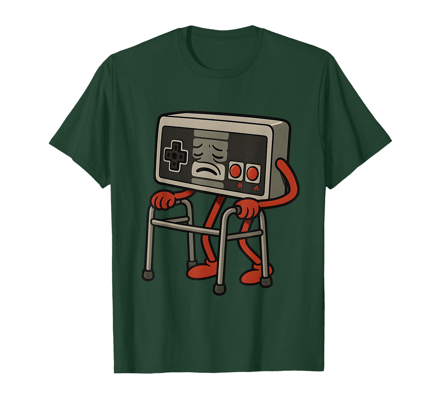 Funny Old Gamer Gaming Retro 80s 90s Video Game Old Gamer T-Shirt