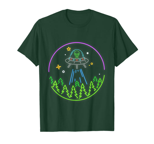 Alien Funny UFO Space Rave Alien Lovers T-Shirt