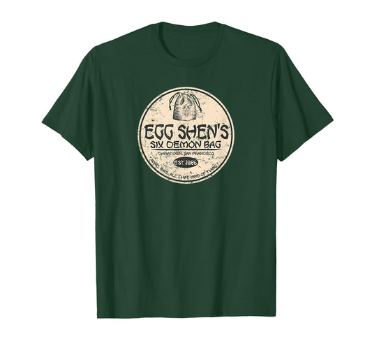 Egg Shen Retro Vintage Movie Outfits Six-Demon Bag Funny T-Shirt