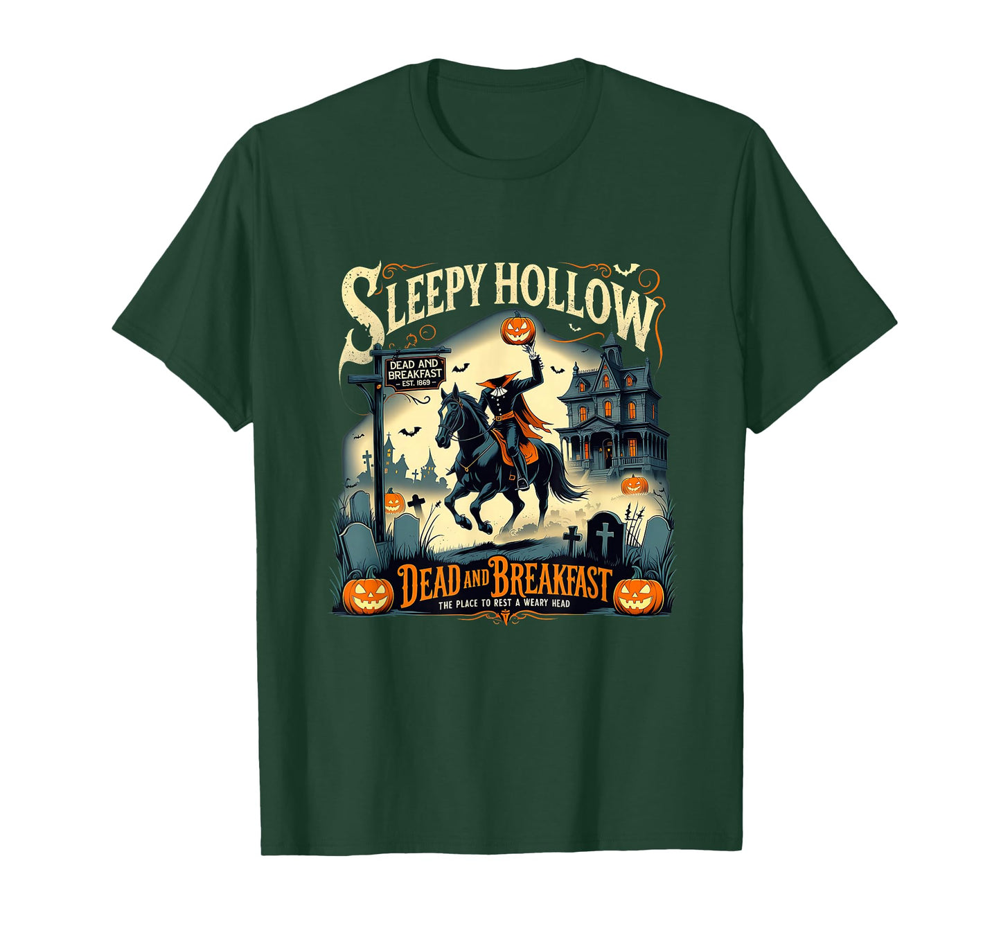 Sleepy Hollow Breakfast Spooky Halloween T-Shirt