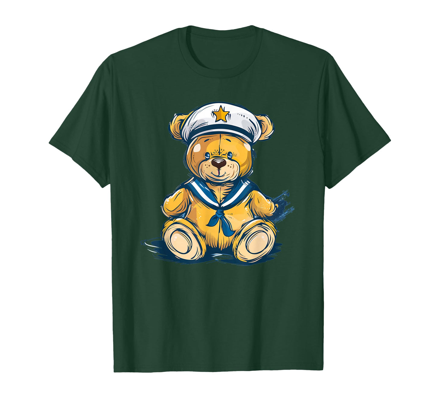 Funny Sailor Teddy Bear Costume for Boys and Girls T-Shirt
