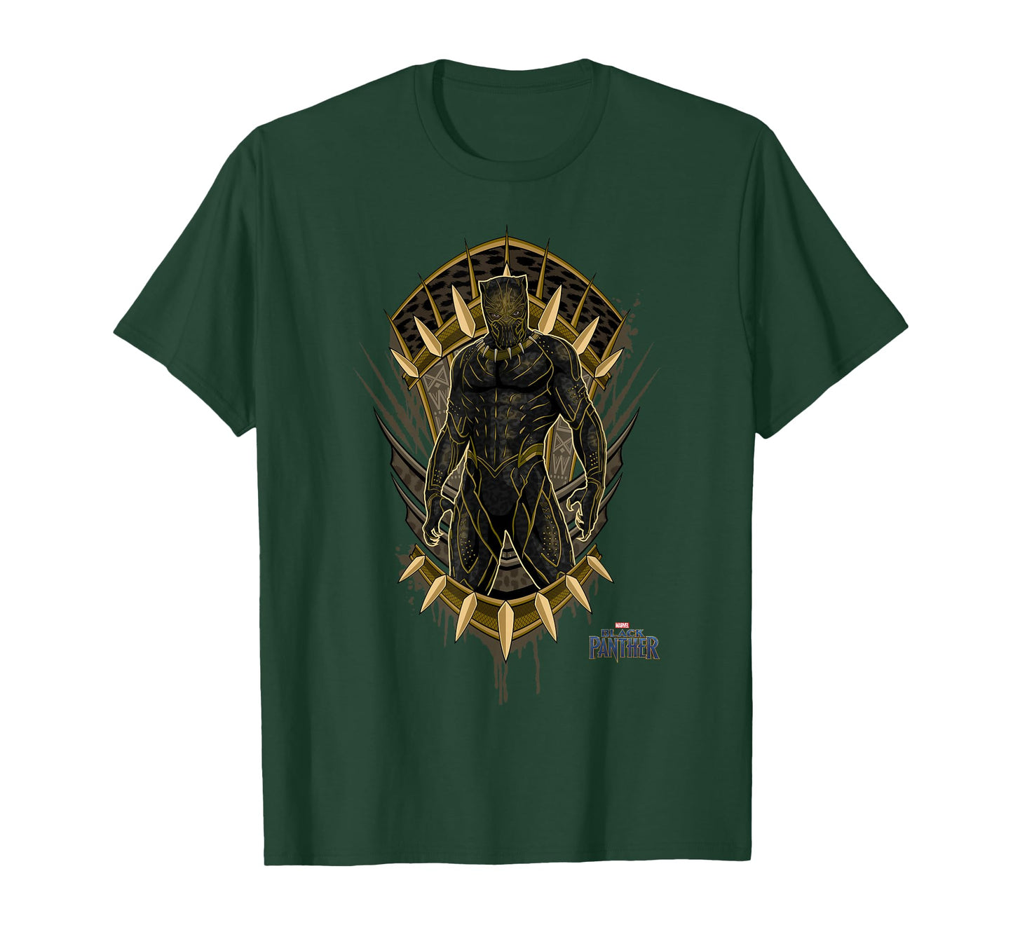 Marvel Black Panther Movie Killmonger Jaguar Crest T-Shirt T-Shirt