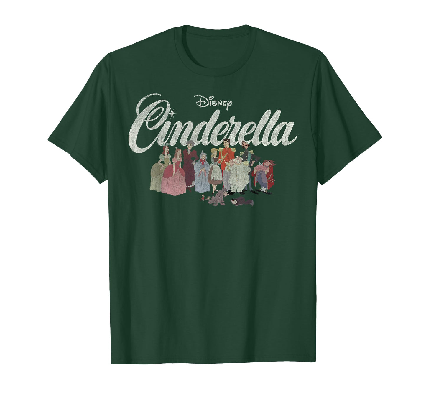 Disney Cinderella Group Shot All Lined Up T-Shirt