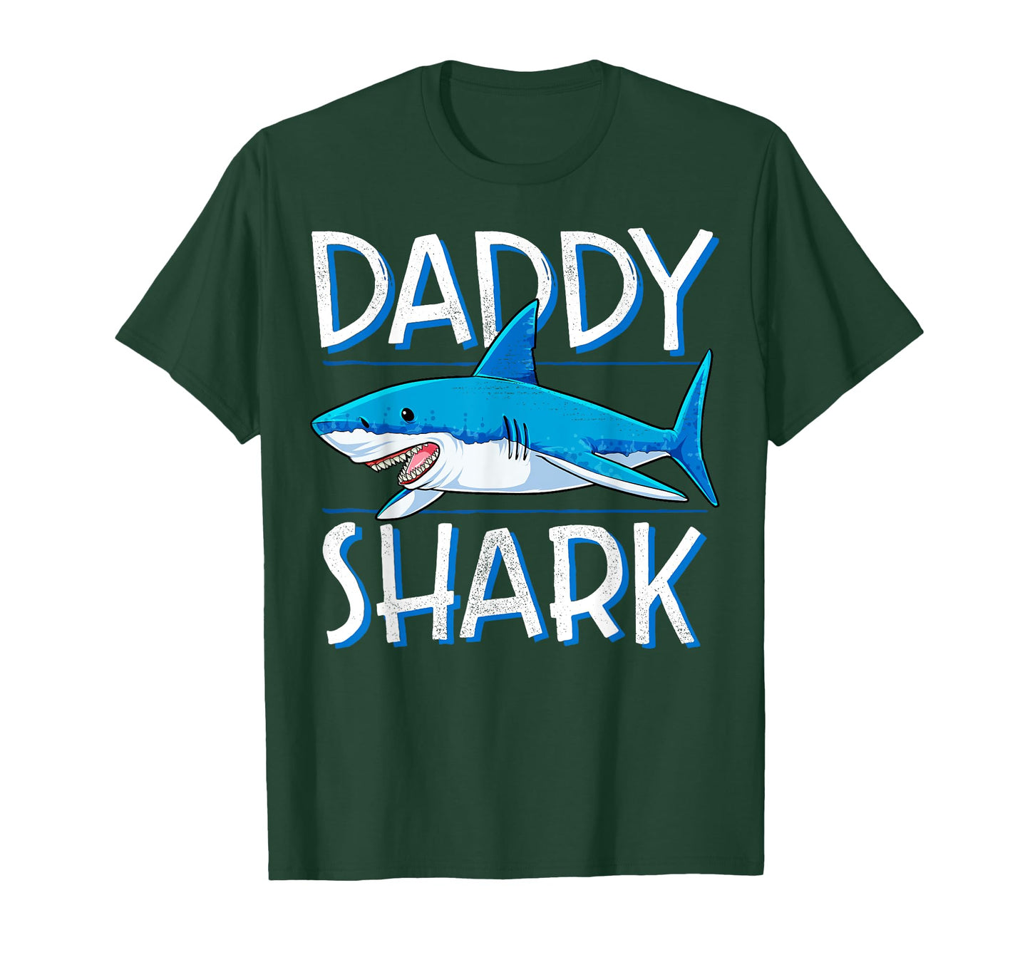Daddy Shark T Shirt Fathers Day Gifts Family Matching Dad T-Shirt