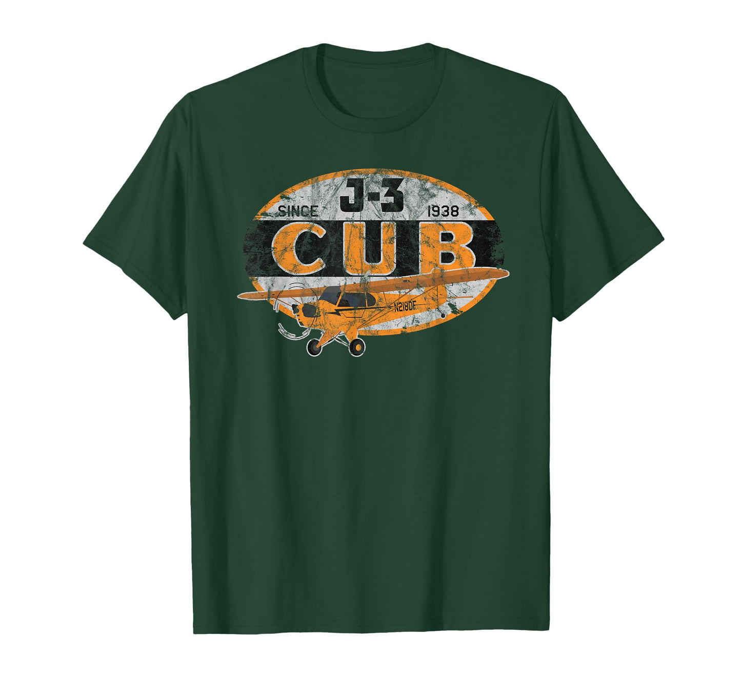 J-3 Cub "Since 1938" Classic Airplane Vintage Pilot T-shirt T-Shirt