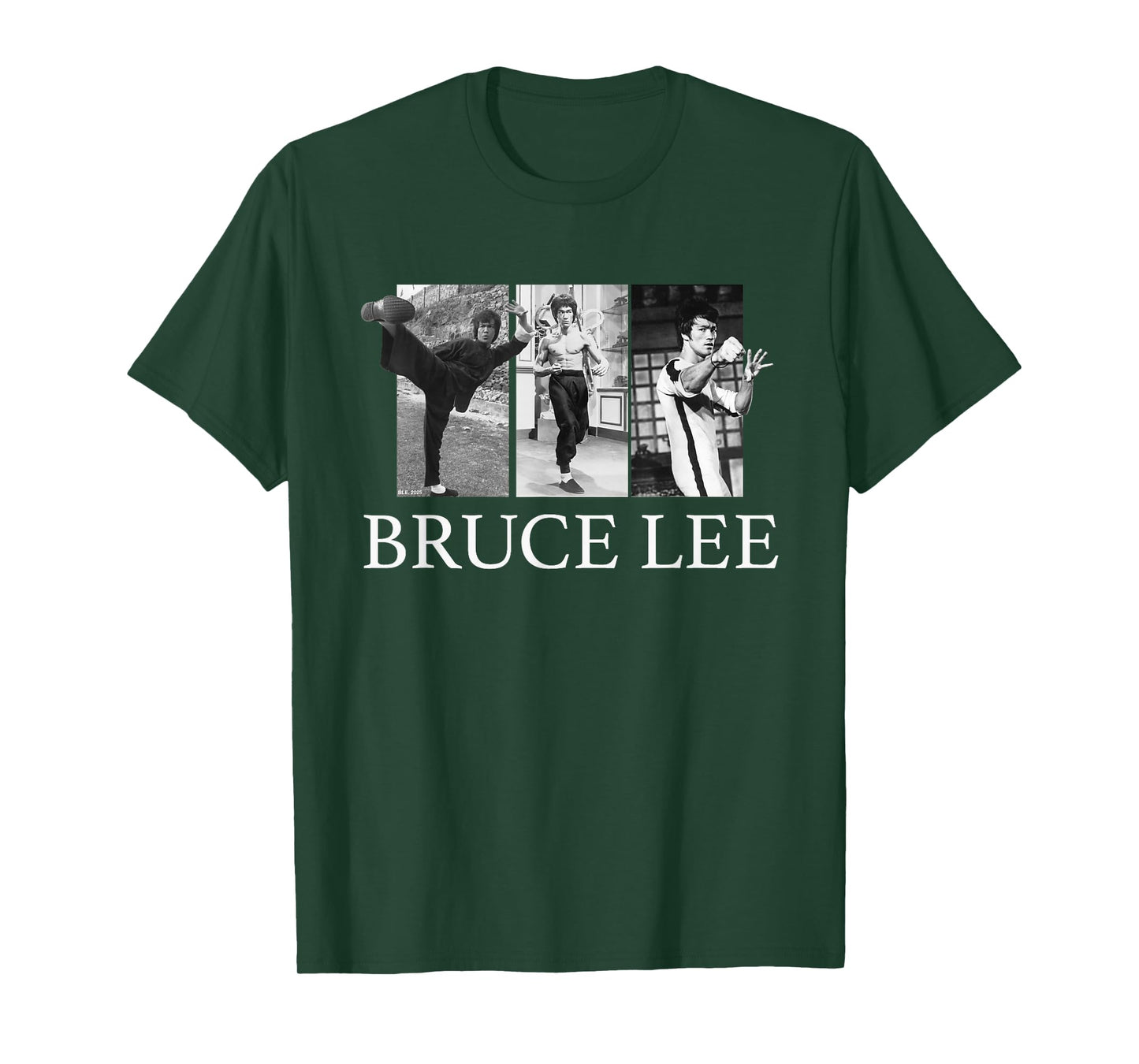 Bruce Lee Kung Fu Movie Montage Martial Arts Legend T-Shirt