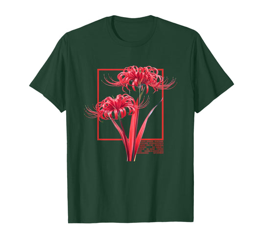 Japanese Spider Lily Soft Grunge Anime Flower T-Shirt T-Shirt