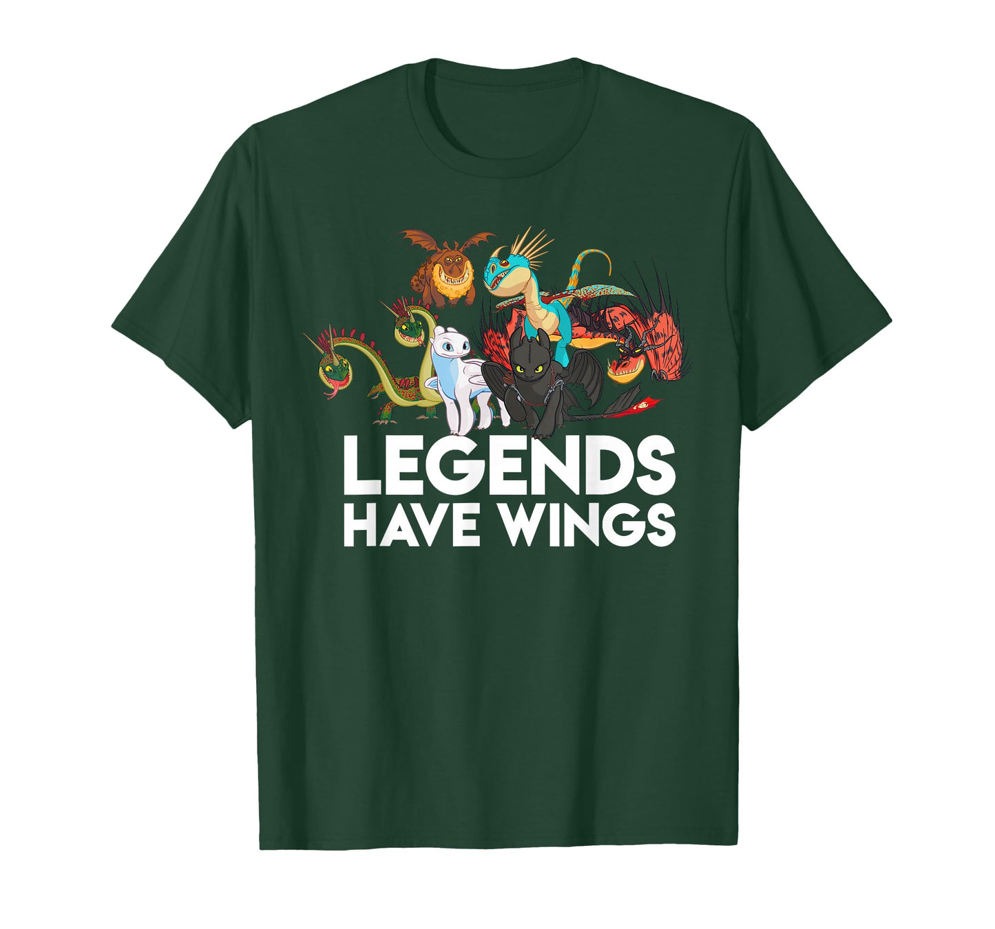 How to Train Your Dragons 3 Hidden World Legends Have Wings T-Shirt