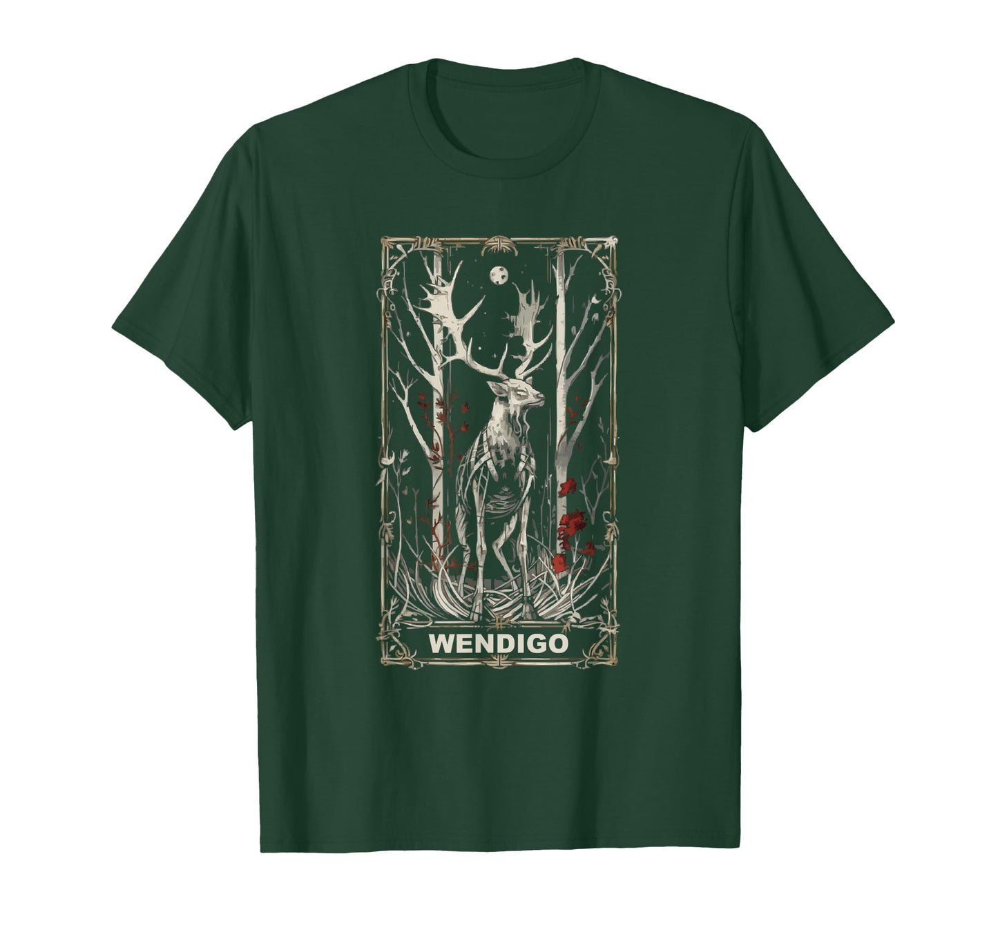 Wendigo Monster Legendary Creature Cryptozoology Cryptid T-Shirt