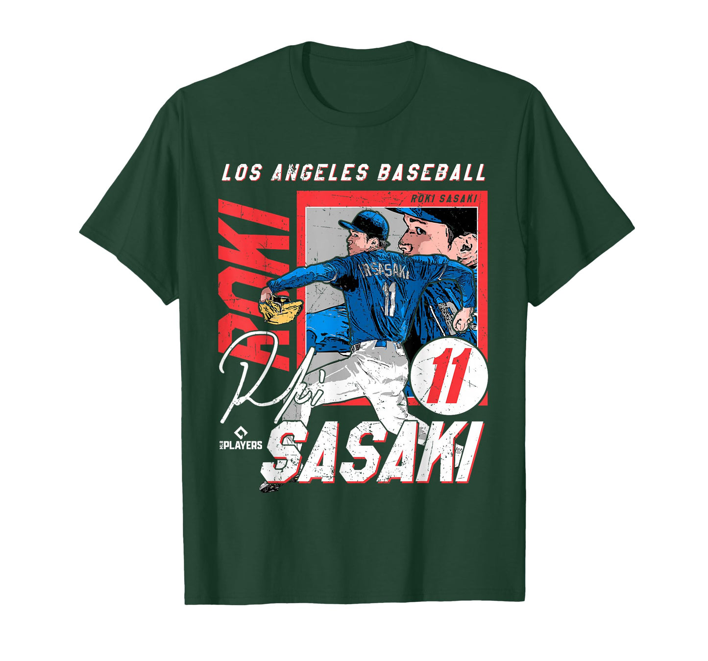 Roki Sasaki | Los Angeles D MLB Baseball Players |MLBROS204M T-Shirt