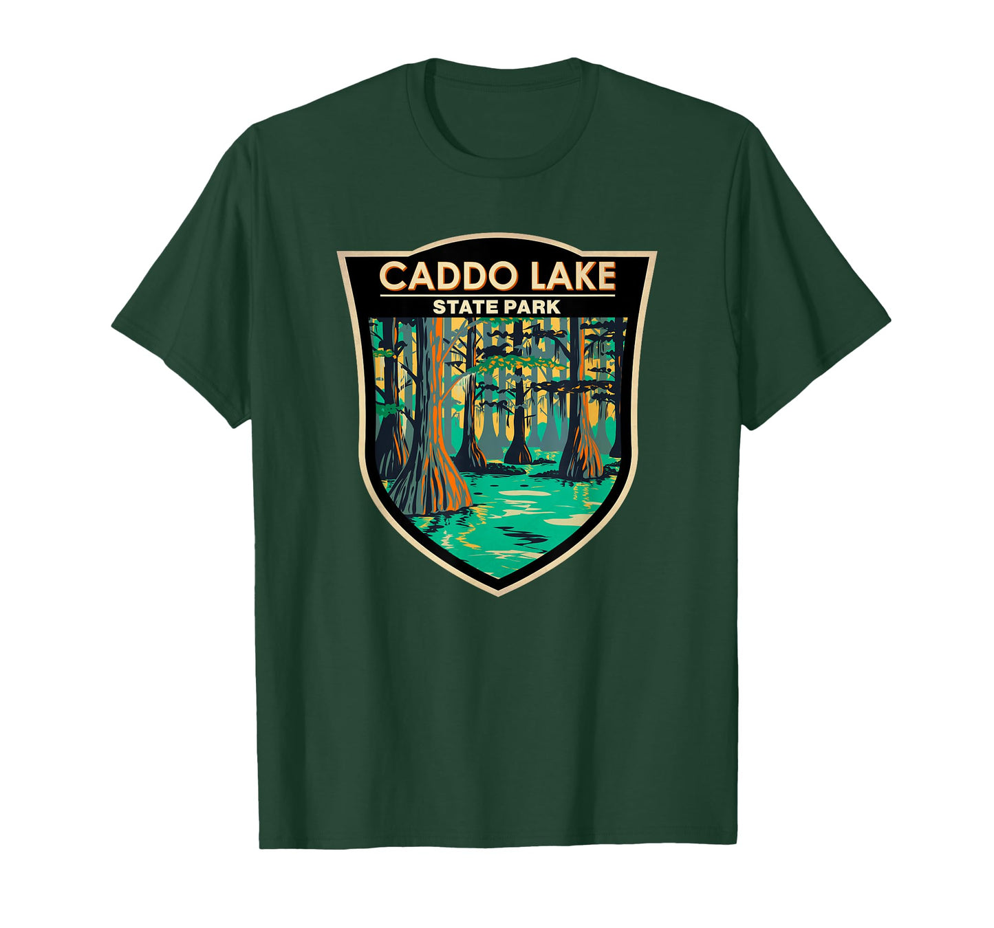 Caddo Lake State Park Texas Badge Vintage T-Shirt