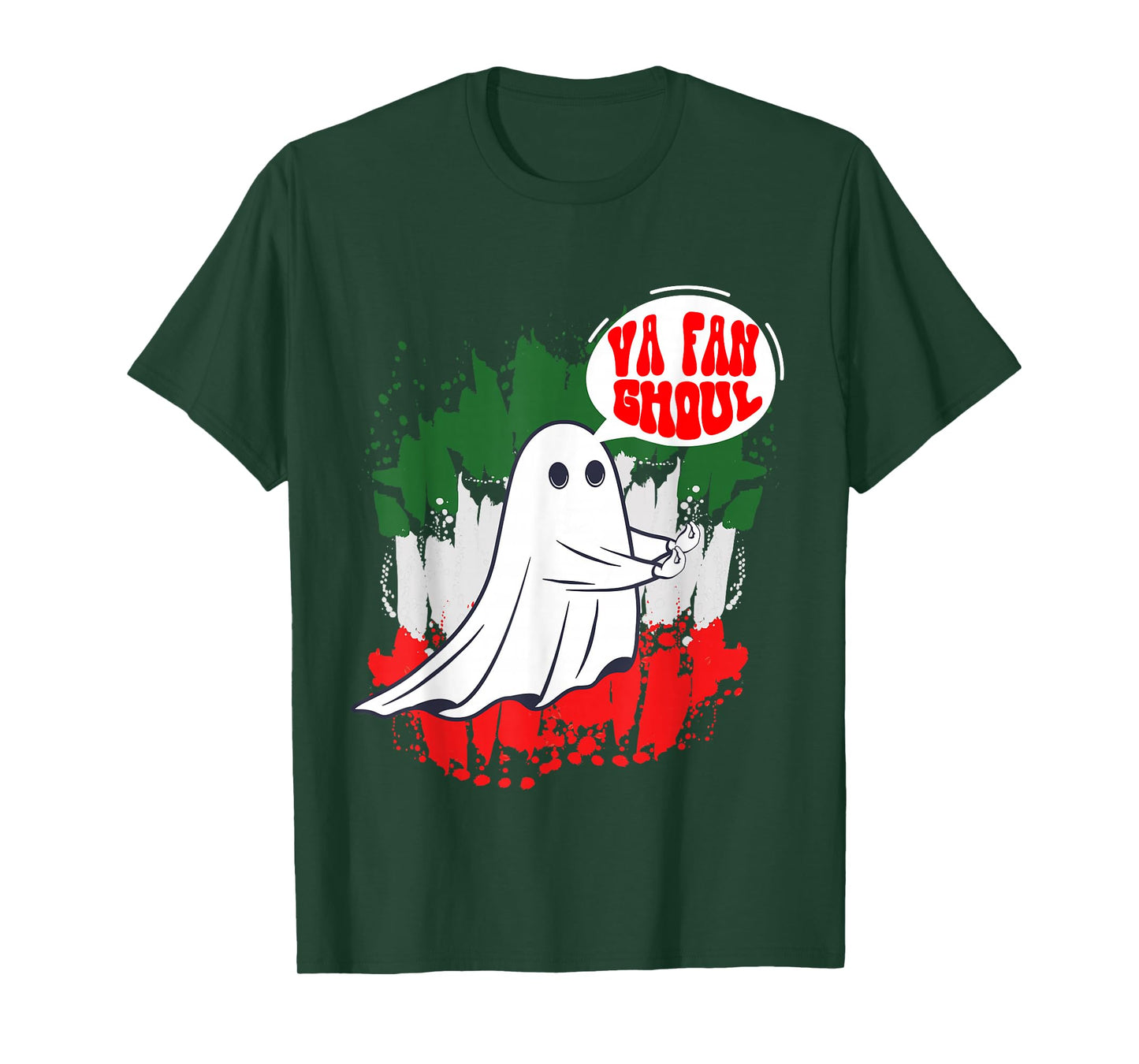 Va Fan Ghoul For Men Women Italian Funny Halloween Ghost T-Shirt