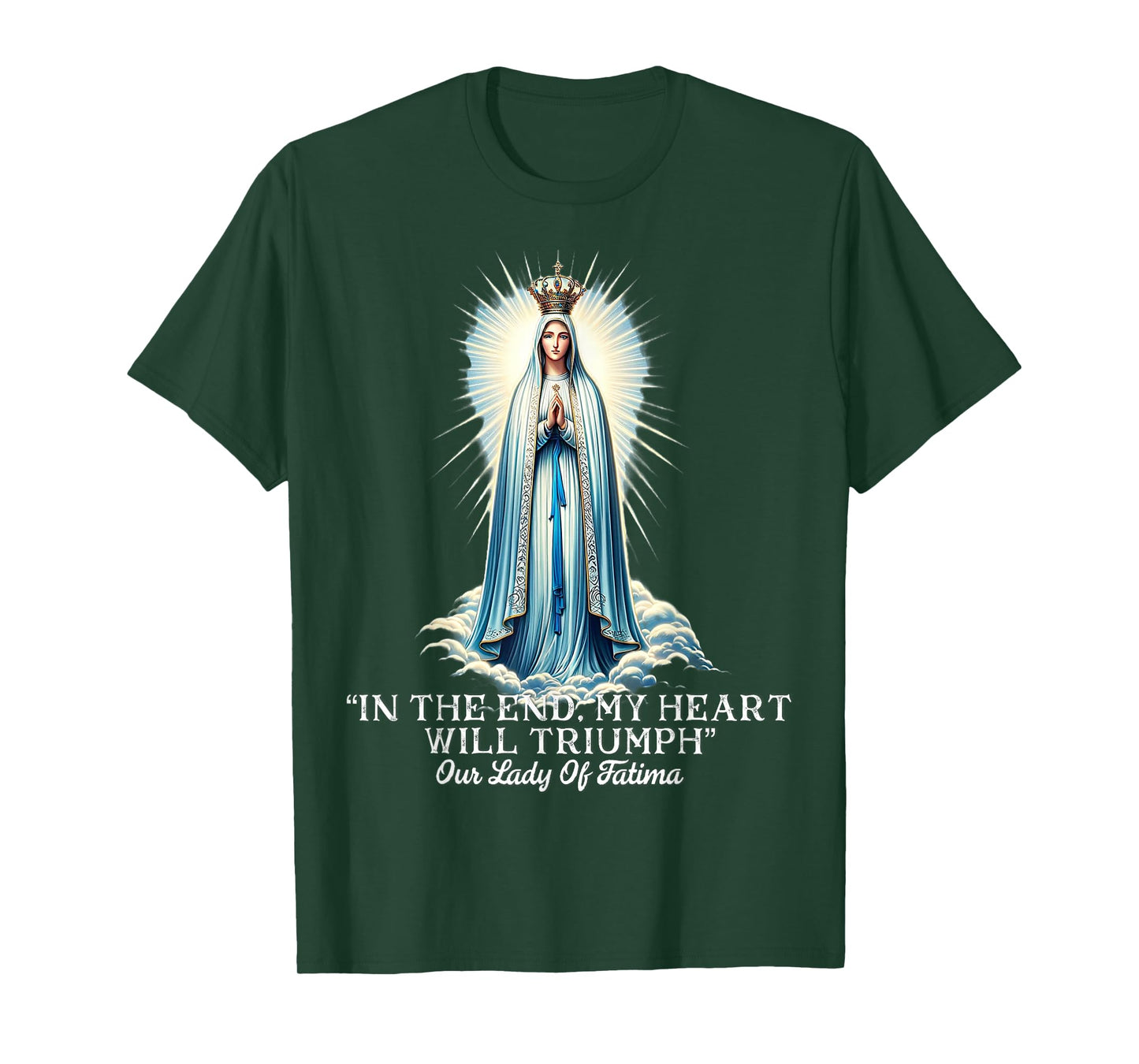 Our Lady of Fatima Marian Catholic T-Shirt