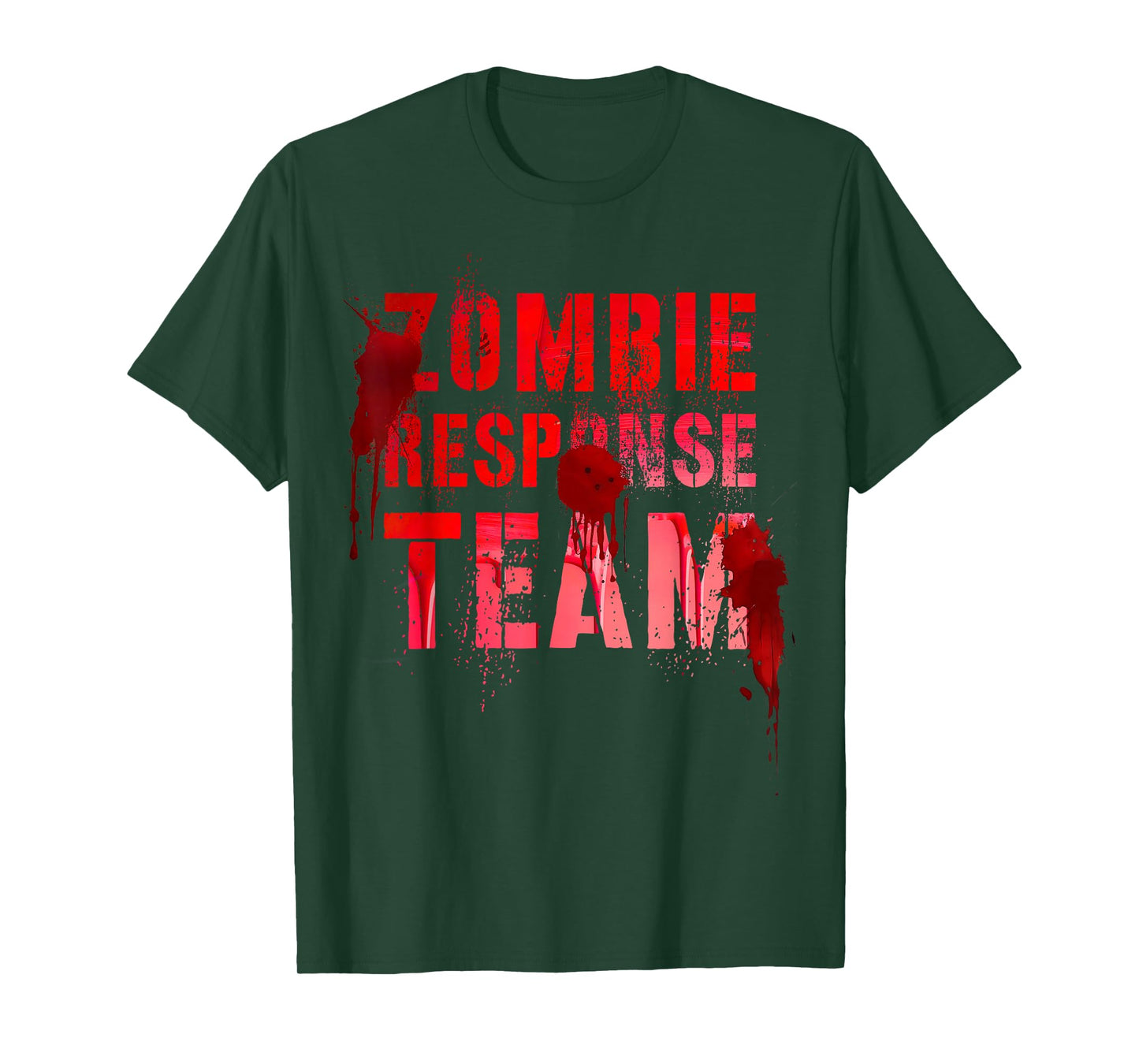 Funny ZOMBIE RESPONSE TEAM Undead Slayer Leader Warrior Bruh T-Shirt