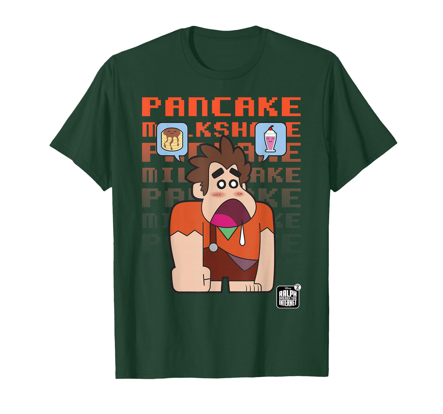 Disney Wreck-It Ralph Pancake Milkshake Stack T-Shirt