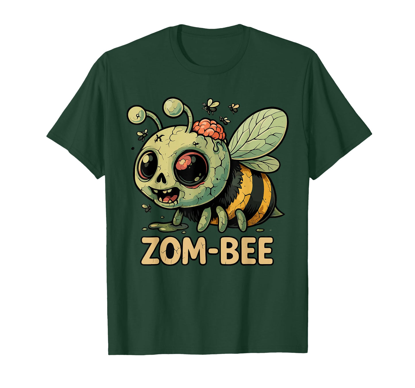 Baby Bee Halloween Costumes, Spooky Zom-Bee Zombie T-Shirt