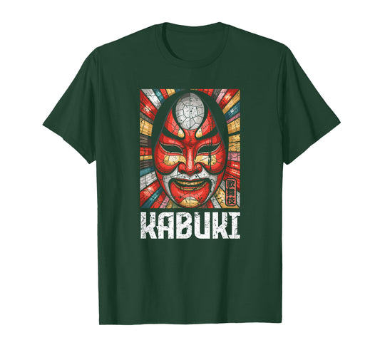Kabuki Japan Kawaii Anime Japanese Kanji Otaku Souvenir T-Shirt