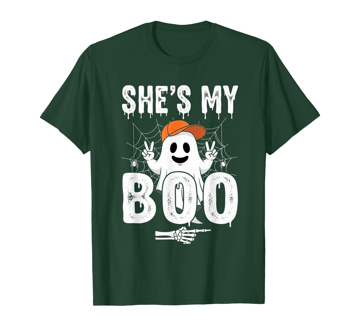 Shes My Boo Couple Matching Halloween Costumes T-Shirt