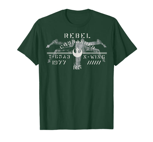 Star Wars Rebel 1977 X-Wing Stencil T-Shirt
