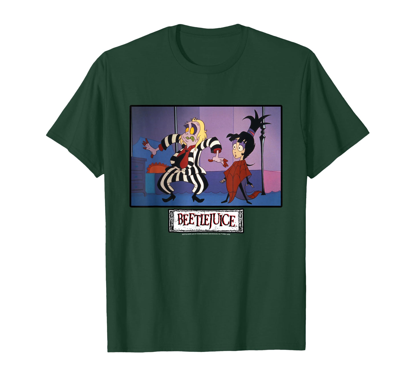 Beetlejuice and Lydia Super Shocked T-Shirt