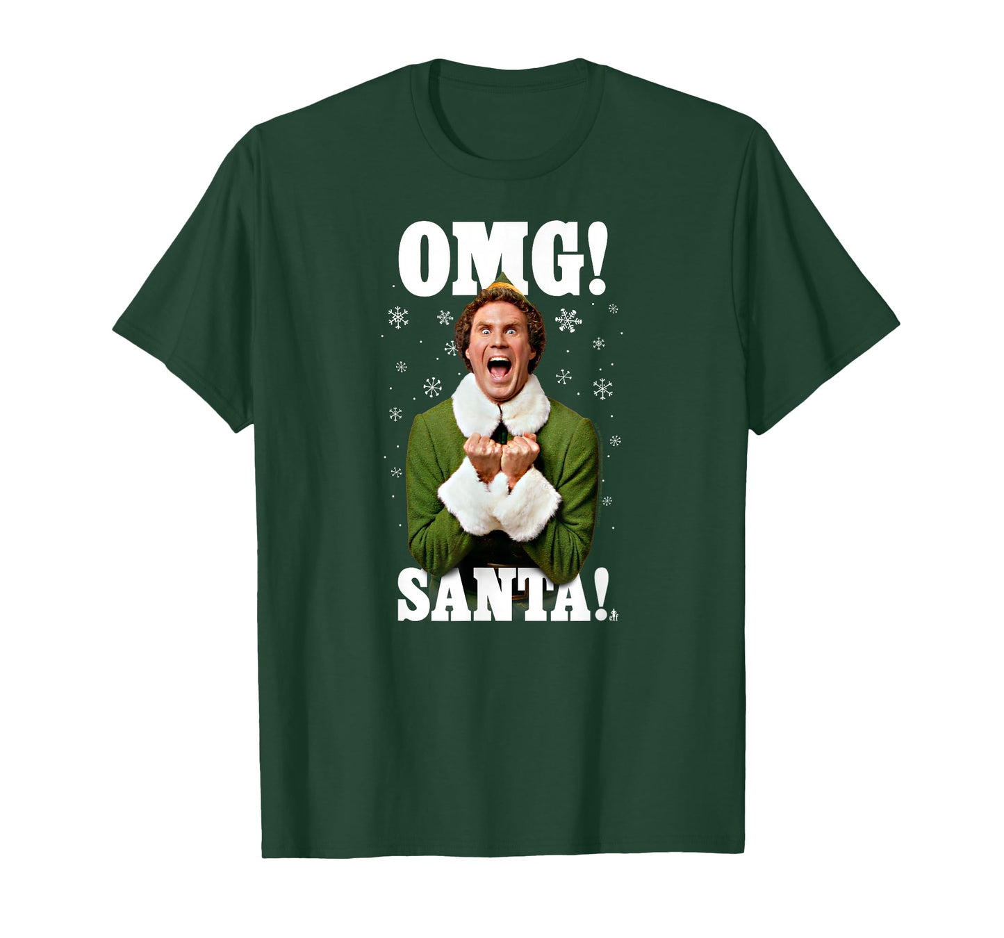 Elf OMG Santa Buddy The Elf Funny Christmas T-Shirt