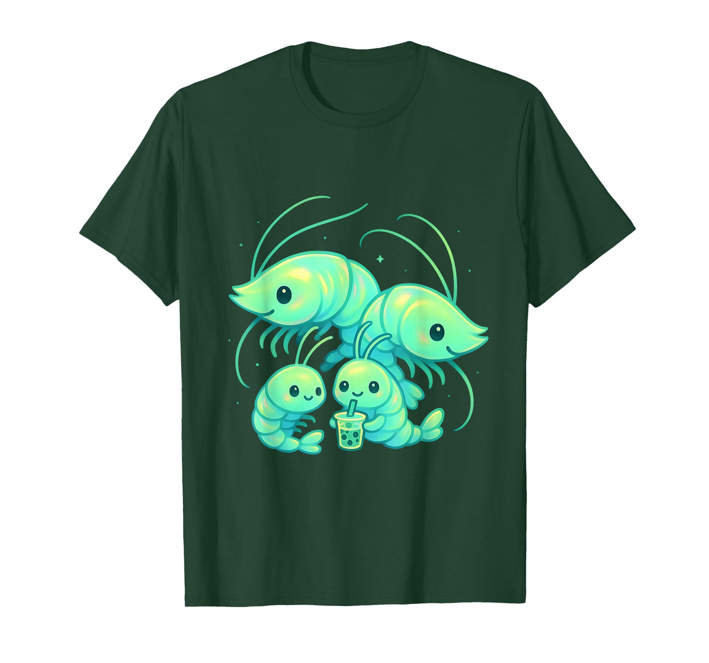 Radioactive Shrimp Mutant Funny Meme Viral Toxic Seafood T-Shirt