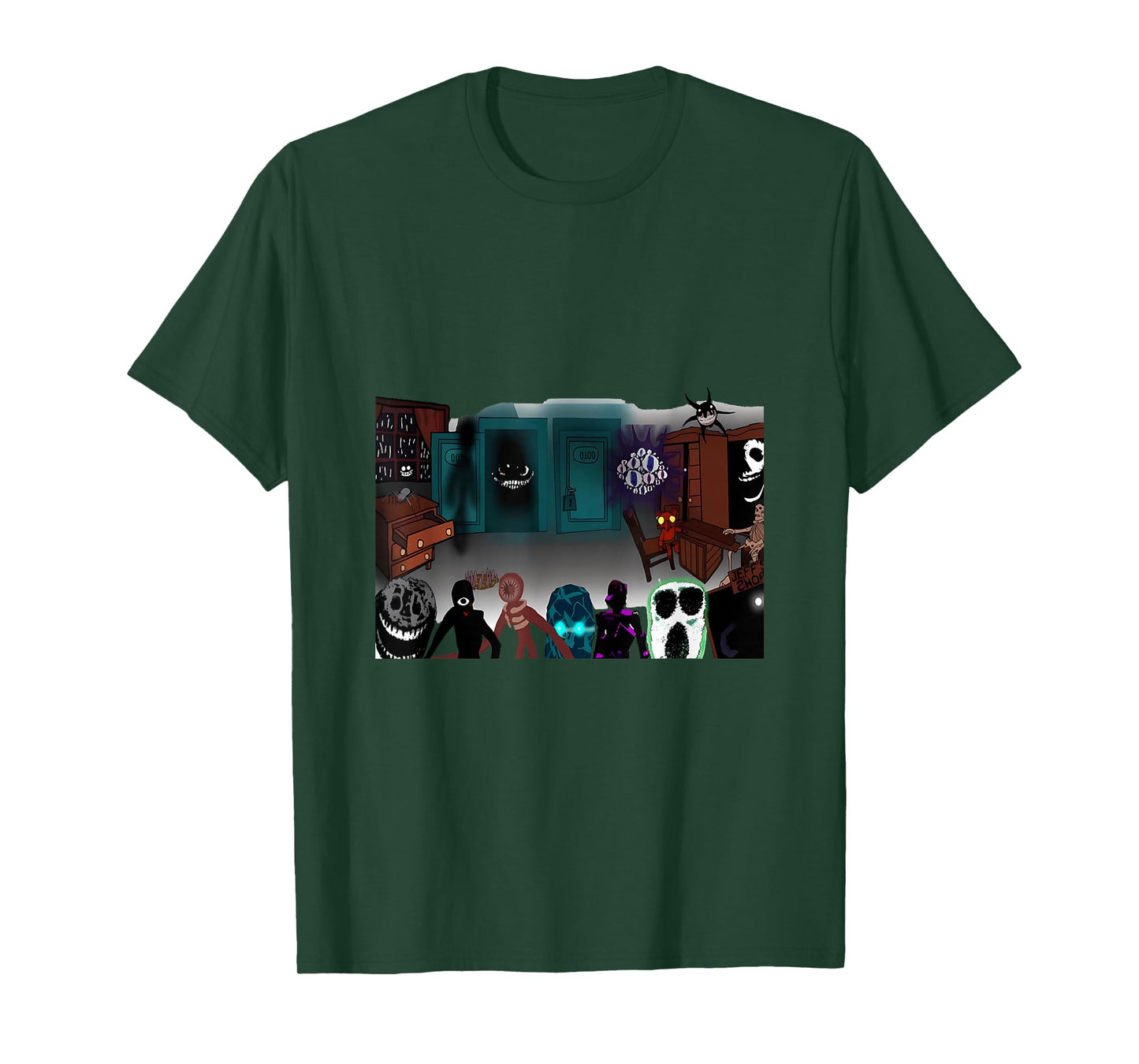 doors monsters - game doors T-Shirt