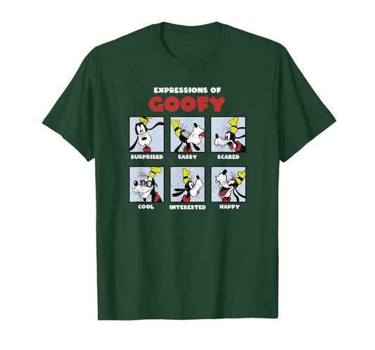 Disney Mickey and Friends Expressions of Goofy Box Up T-Shirt