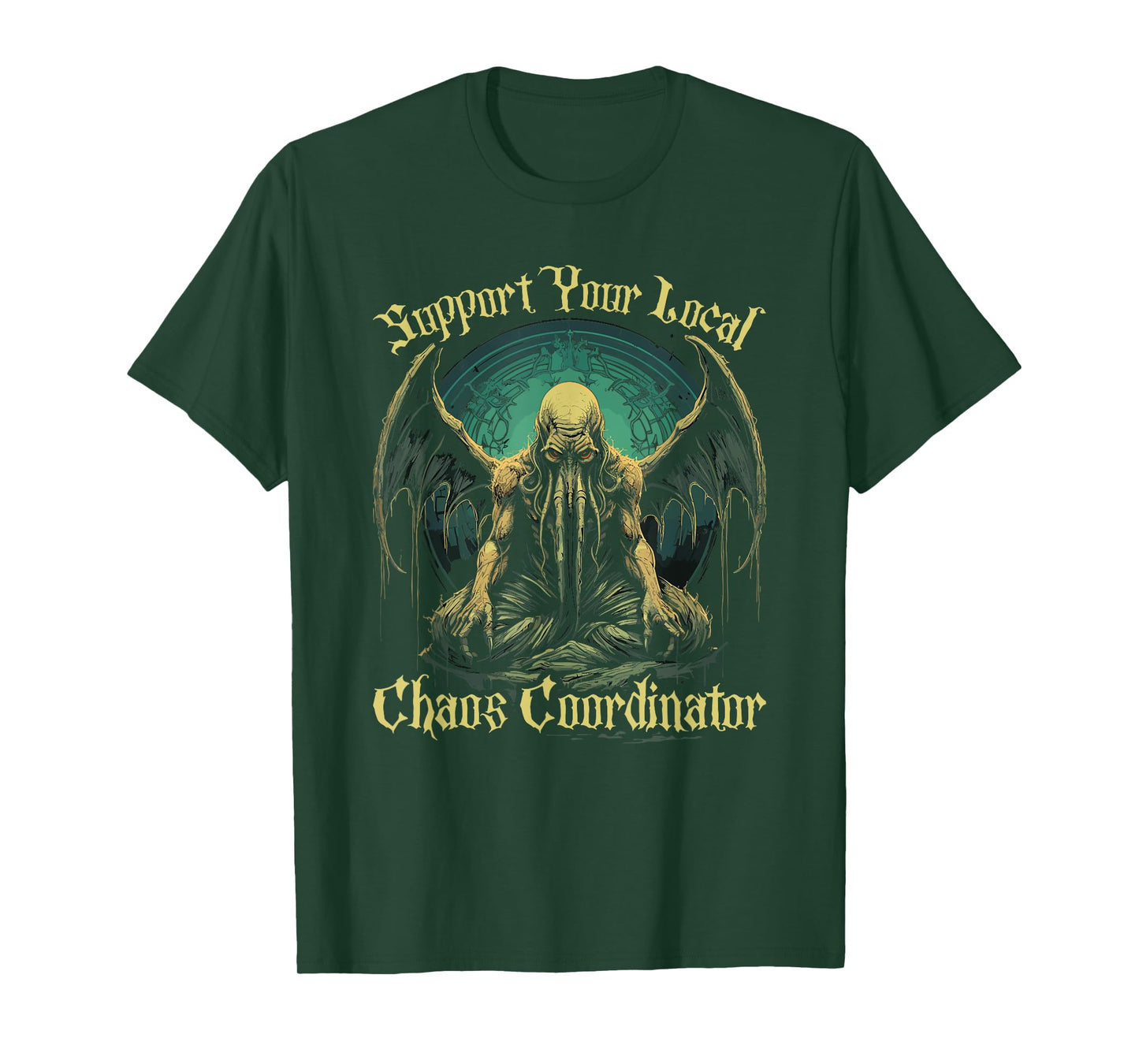 Cthulhu Chaos Coordinator, Cosmic Horror Cthulhu T-Shirt