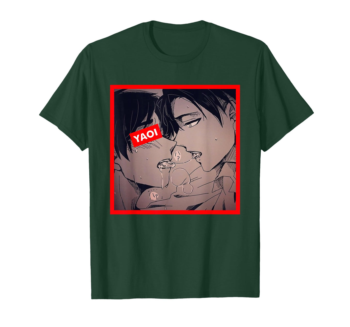 Sloppy Yaoi Ahegao Kiss Shota Lovers T-Shirt