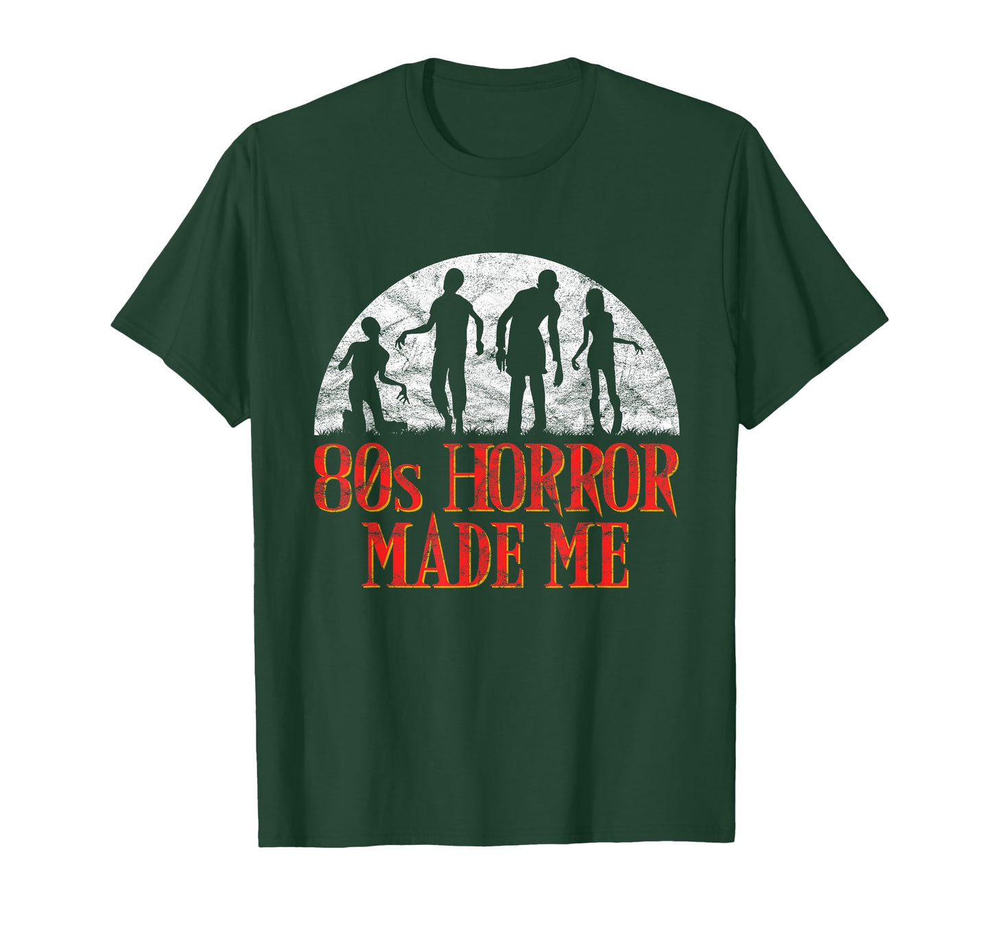 Retro Zombies 80s Horror Made Me T-Shirt